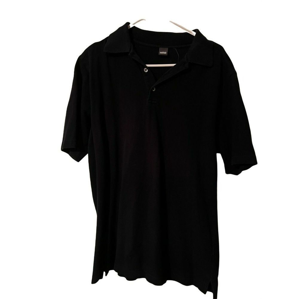 Navy Cullen Short Sleeve Polo Mens Large